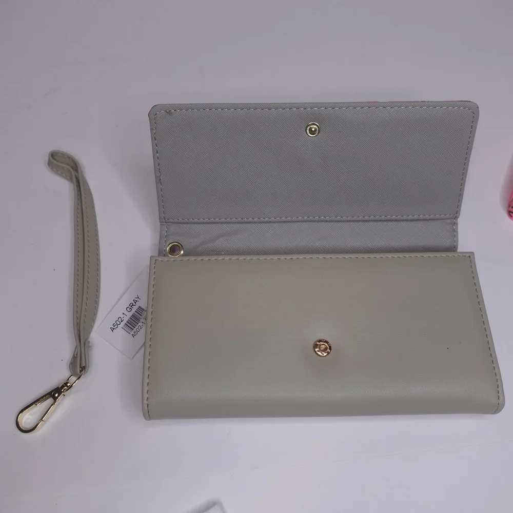 Women's AR New York Wallet, One Size, Gray Floral NWT $59